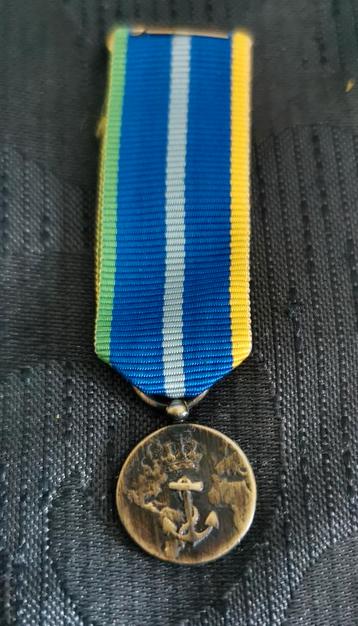 Marine medaille miniatuur 