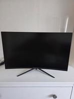 27" RAIDER Pro Gaming Curved Monitor + Corsair K55 RGB, Ophalen, Gebruikt, Qwerty, Bedraad