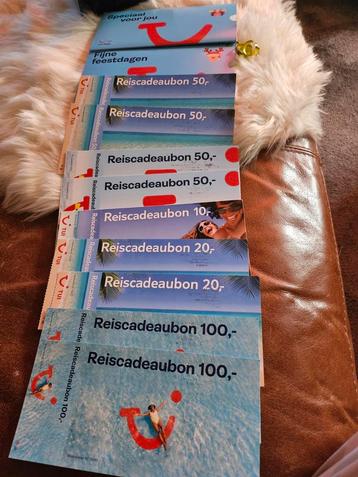 450,00 TUI Reiscadeau bonnen beschikbaar voor biedingen