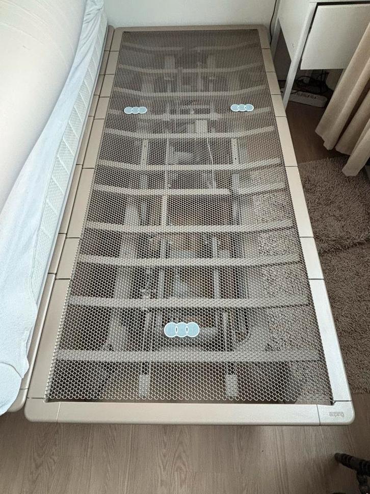 Auping Elektrisch Bed 90x200 + Matras, Huis en Inrichting, Slaapkamer | Matrassen en Bedbodems, Zo goed als nieuw, Bedbodem, 90 cm