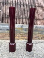 Rode Glazen Kneepglas Set, Ophalen of Verzenden