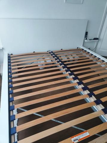 Bedframe and Slatted bed base -  MALM Ikea 180 x 200 white