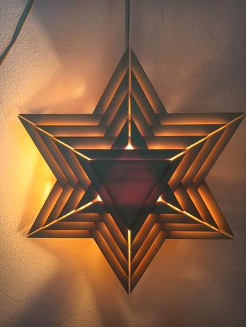 Kerstster adventster hout verlichting advent kerst beschikbaar voor biedingen