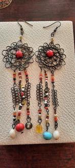 Antieke  etnische berber oorbellen,Ghana Afrika., Ophalen of Verzenden, Overige materialen, Oorbellen