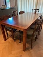 Kersenhouten art deco eettafel, Huis en Inrichting, Complete eetkamers, Ophalen, Gebruikt