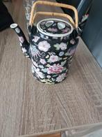 Oosterse Theepot met Bamboe Handvat, Ophalen of Verzenden, Zo goed als nieuw