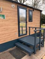 Stevig duurzame opstap Bordestrap stacaravan chalet maatwerk, Ophalen, Nieuw