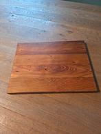 Snijd/kaas/broodplank TEAK, Ophalen of Verzenden, Glas of Kopje