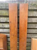 Houten bed 185*90, Gebruikt, 90 cm, Eenpersoons, Bruin