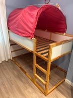 Ikea kura hoogslaper incl roze tent en matras, Ophalen, Gebruikt, Hoogslaper