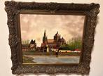 Schilderij Sint Janskathedraal 's-Hertogenbosch, Antiek en Kunst, Ophalen of Verzenden