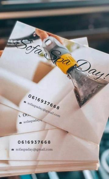 Bankschoonmaak thuis Sofa Spa Day  beschikbaar voor biedingen