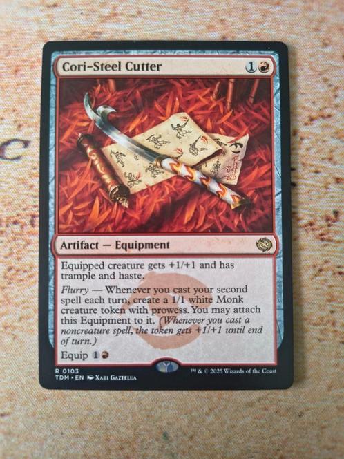 Cori-Steel Cutter, Hobby en Vrije tijd, Verzamelkaartspellen | Magic the Gathering, Nieuw, Losse kaart, Ophalen of Verzenden