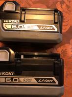 ACCU HIKOKI 36VOLT - 6 AH . TYPE BSL 3660 IN NIEUWSTAAT 2x, Ophalen, Zo goed als nieuw, 600 watt of meer, Overige typen