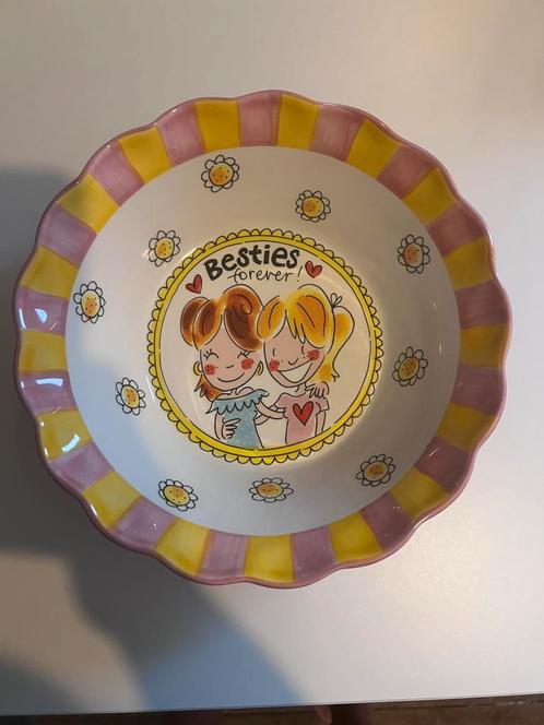 Blond Amsterdam Even Bijkletsen Schaal Beste Vrienden, Huis en Inrichting, Keuken | Servies, Nieuw, Schaal of Schalen, Blond Amsterdam