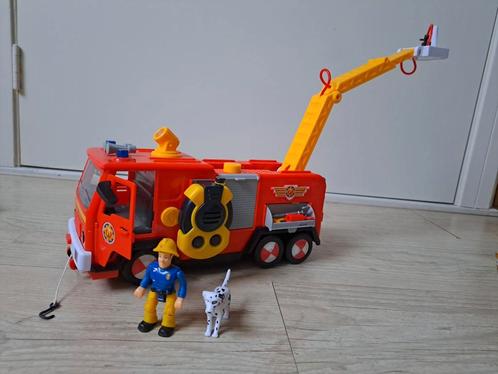 Brandweerman Sam Jupiter Brandweerauto, Kinderen en Baby's, Speelgoed | Speelgoedvoertuigen, Gebruikt, Ophalen of Verzenden