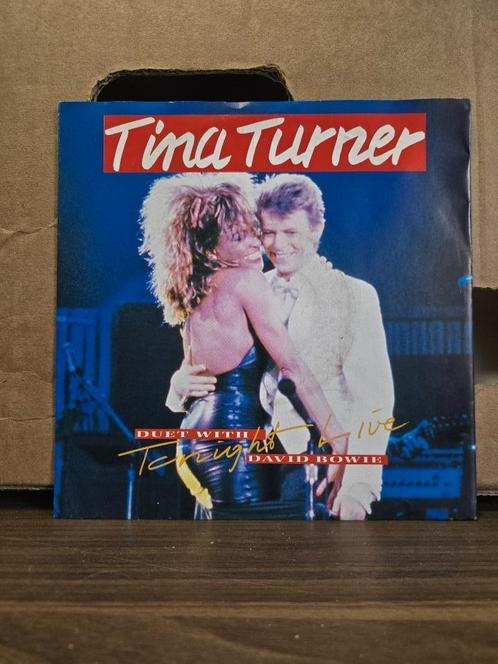 Tina Turner & David Bowie - Tonight, Cd's en Dvd's, Vinyl Singles, Zo goed als nieuw, Single, Pop, 7 inch, Ophalen of Verzenden