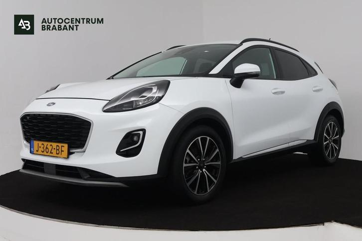 Ford Puma 1.0 EcoBoost Hybrid Titanium (TREKHAAK, PARKEERSEN, Auto's, Ford, Bedrijf, Te koop, Puma, ABS, Adaptive Cruise Control