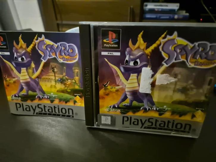 Spyro the Dragon ps1, Spelcomputers en Games, Games | Sony PlayStation 1, Zo goed als nieuw, Avontuur en Actie, 1 speler, Vanaf 3 jaar