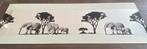 Mooie spiegel met Afrikaanse olifanten, Ophalen of Verzenden, Rechthoekig, Minder dan 100 cm