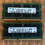 2x Samsung 4GB DDR3 Laptop Geheugen, Computers en Software, RAM geheugen, Gebruikt, DDR3, Ophalen of Verzenden, Laptop