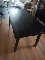 Zwarte IKEA tafel, Huis en Inrichting, 50 tot 100 cm, 150 tot 200 cm, Gebruikt, Rechthoekig