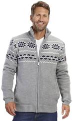 Rivercreek Noors Vest Grijs, Gebreid Vest Teddyvoering, Outdoorsportshop, Rivercreek, Nieuw, Grijs