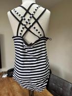 MEXX body zwart /wit met gekruiste bandjes NIEUW maat XL D30, Mexx, Ophalen of Verzenden, Overige kleuren, Body of Korset