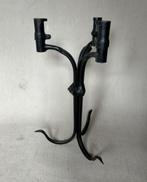 wo1 - trench art kandelaar - Oostenrijkse bajonetten, Ophalen of Verzenden, Landmacht, Overige gebieden, Kunstobject