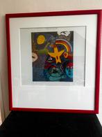 Houten lijst met passe-partout, Ophalen