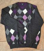 State of Art 'blokjes' antraciet trui 100% katoen Maat XL, Kleding | Heren, Verzenden, State of art, Overige maten, Zo goed als nieuw