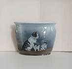 Art Deco Poes met Kittens Friedrich vaas Kaestner ca 1930, Verzenden