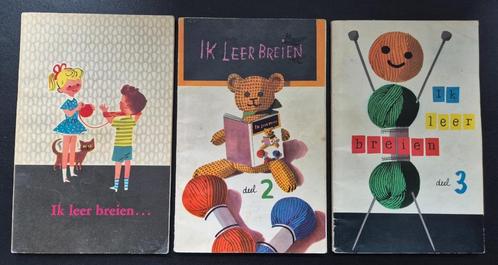 Ik leer breien (deel 1, 2 en 3) - A.H Beyst (ca.1960), Hobby en Vrije tijd, Breien en Haken, Zo goed als nieuw, Breien, Patroon of Boek