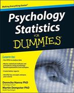 Psychology Statistics for Dummies, Ophalen of Verzenden, Zo goed als nieuw, Donncha Hanna PhD, Non-fictie