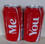 Coca-Cola Blikken uit NL 2 st. Share a Coke with Me en You, Ophalen of Verzenden, Gebruikt, Verpakking