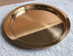 Dienblad IKEA 38 CM messing kleur nette gouden bordje, Huis en Inrichting, Ophalen of Verzenden, Zo goed als nieuw, Rond, Metaal