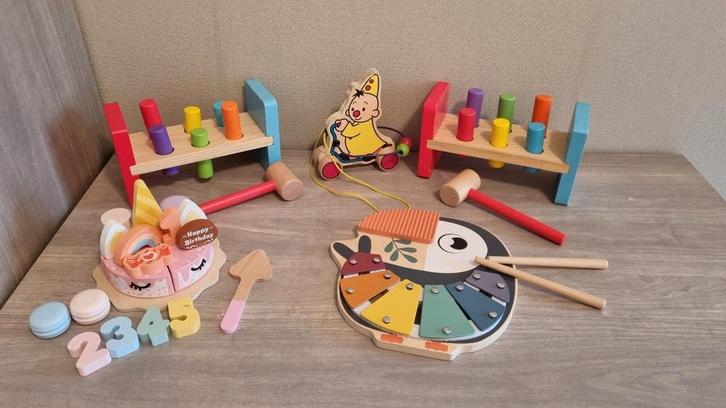 Divers hout speelgoed, Kinderen en Baby's, Speelgoed | Houten speelgoed, Zo goed als nieuw, Overige typen, Ophalen
