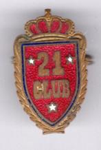 CLUB 21 email op koper broche ( M_167 ), Verzenden, Zo goed als nieuw, Stad of Land, Speldje of Pin