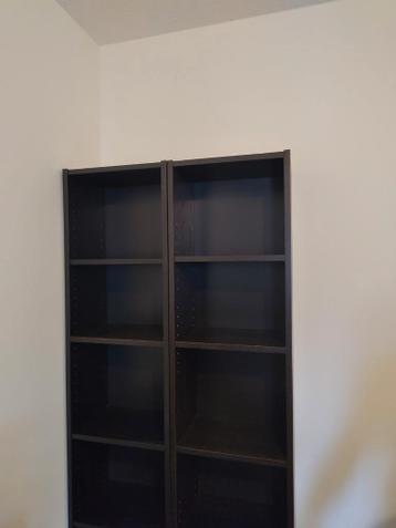 Ikea Billy boekenkast 2x- donkerbruin - 40 cm breed - afbeelding 2
