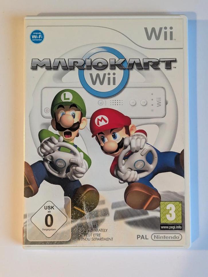 Mariokart Wii - Wii Game, Spelcomputers en Games, Games | Nintendo Wii, Gebruikt, Racen en Vliegen, 3 spelers of meer, Vanaf 3 jaar