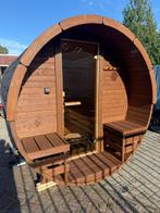 Nieuwe barrel sauna elektrisch, Sport en Fitness, Sauna, ', Fins of Traditioneel, Ophalen of Verzenden, '