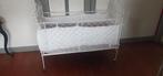 Antiek ijzeren kinderbed (0-1,5j), Kinderen en Baby's, Kinderkamer | Bedden, Ophalen, Gebruikt, Minder dan 140 cm, 70 tot 85 cm