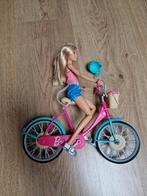 Barbie fiets met pop, Ophalen, Zo goed als nieuw, Barbie