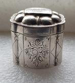 Zilveren snuifdoos in biedermeier stijl, Antiek en Kunst, Zilver, Verzenden