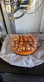 Grote vaas met kerstballen goud koper, Ophalen of Verzenden, Zo goed als nieuw