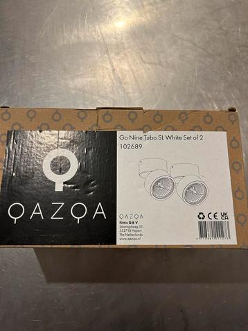 QAZQA Go Nine Tubo SL Wit - Set van 2 - Nieuw beschikbaar voor biedingen