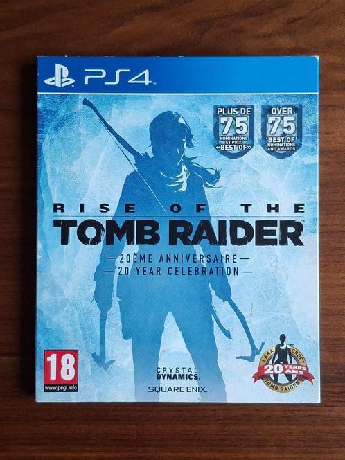 Rise of the Tomb Raider (PS4) 20 Year Celebration, zgan, Spelcomputers en Games, Games | Sony PlayStation 4, Zo goed als nieuw