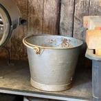 Brocante melk emmer., Tuin en Terras, Bloembakken en Plantenbakken, Ophalen, Gebruikt, Minder dan 30 cm, Minder dan 60 cm