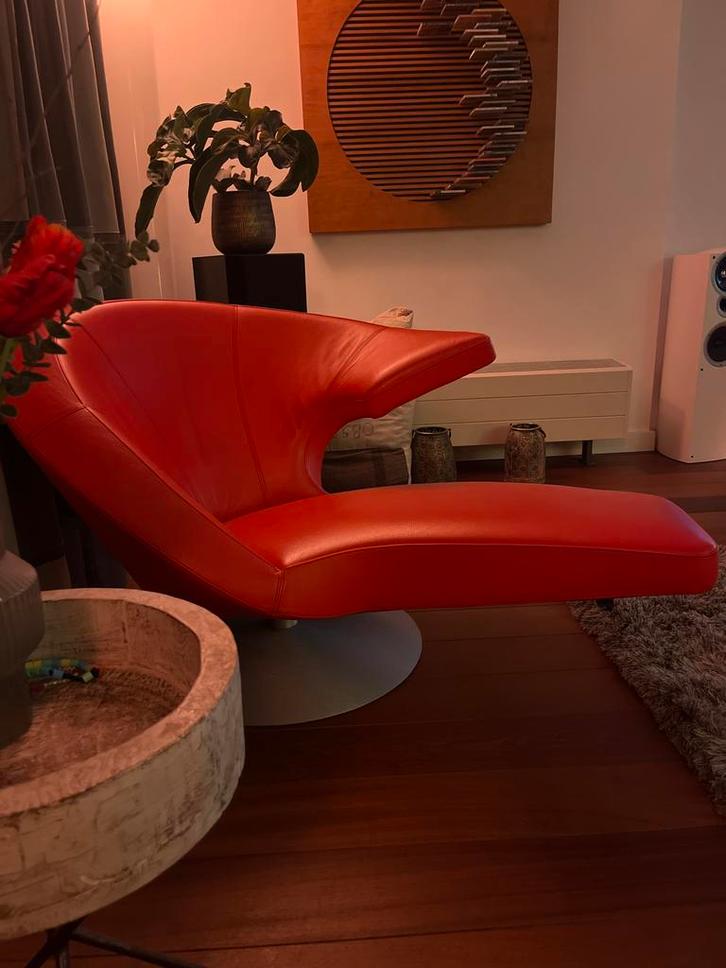 Leolux Parabolica Stoel - Nieuw!, Huis en Inrichting, Fauteuils, Nieuw, Leer, 75 tot 100 cm, Ophalen of Verzenden