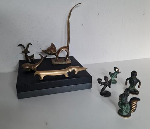 Brons messing 8x Walter Bosse Herta Baller Wiener Werkstatte, Antiek en Kunst, Antiek | Koper en Brons, Brons, Ophalen of Verzenden